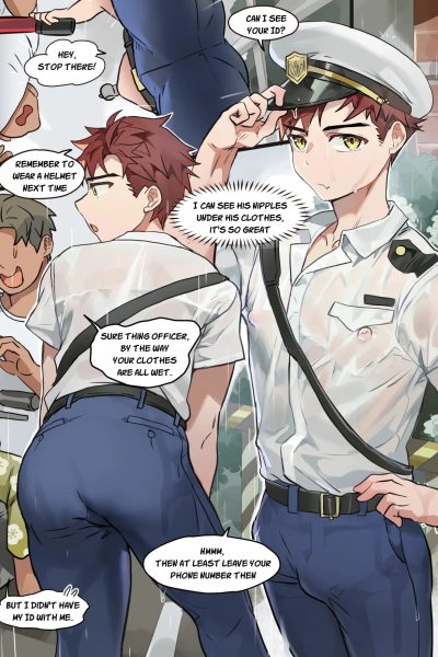 A Day With Officer Kyle Comic Porn page 1