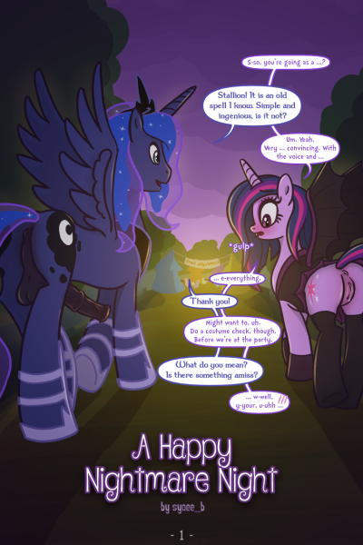 A Happy Nightmare Night - Porn Comics page 1