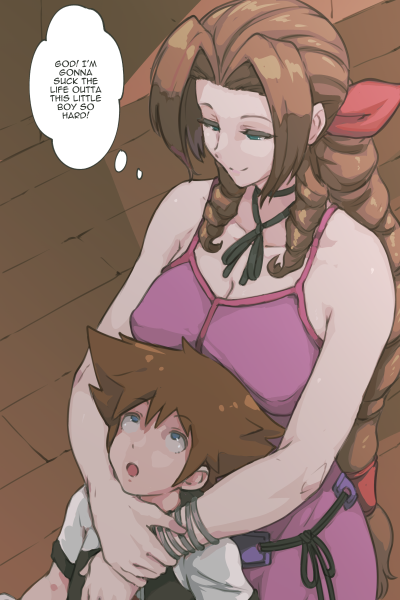 Aerith And Sora - Porn Comics page 1