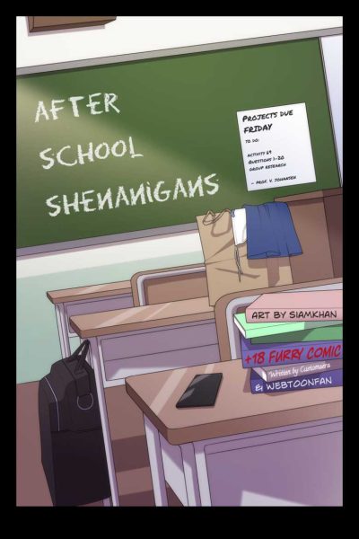 After School Shenanigans Comic Porn page 1