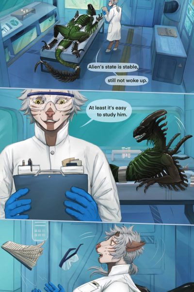Alien (wip) Comic Porn page 1