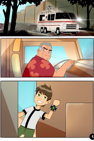 Amazing Adventures Of Gwen And Her Abusive Grandfather - Porn Comics page 1