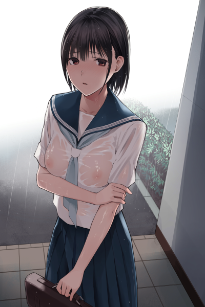 Ame No Hi Wa, Honnori Chikubi page 1