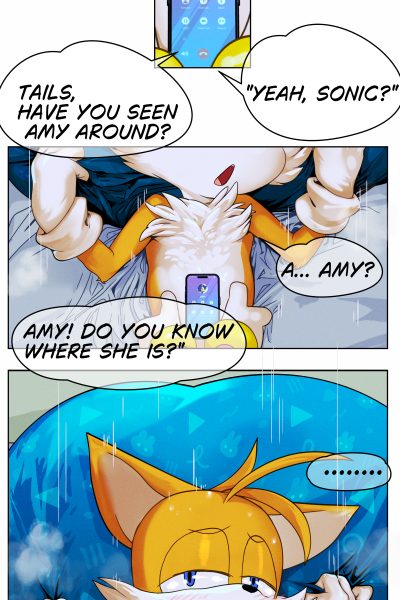 Amy Rose + Tails - Porn Comics page 1