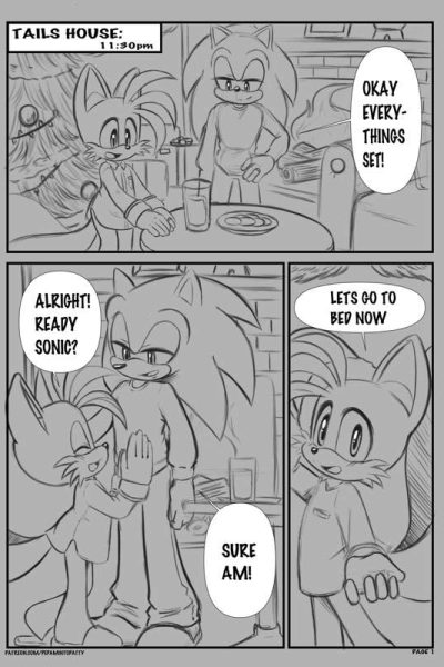 An Early Christmas Present Comic Porn page 1