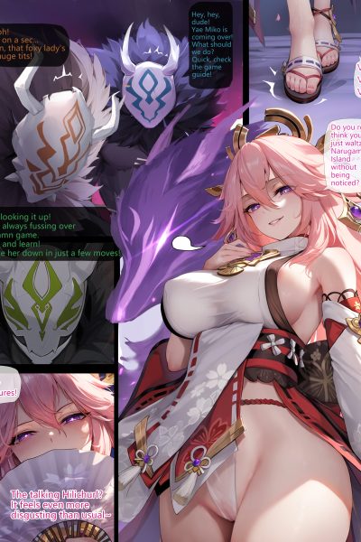 Attack Of Hilichurls - Yae Miko page 1