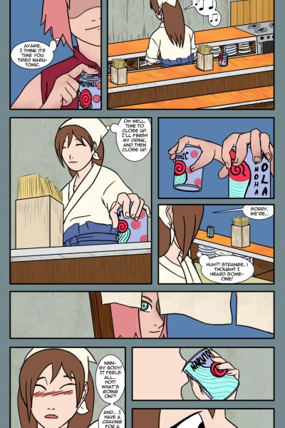 Ayame Tries Naru-tonic Comic Porn page 1