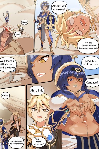 Candace Mizu O Taberu Manga page 1