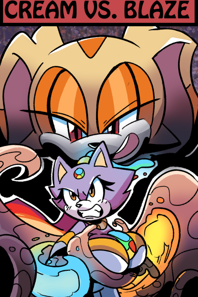 Cream Vs. Blaze - Porn Comics page 1