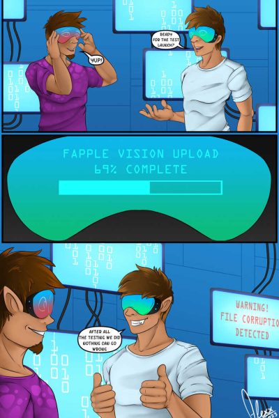 Cyber Noodles Comic Porn page 1