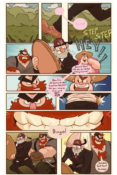Daddy Gang Bang Comic Porn page 1