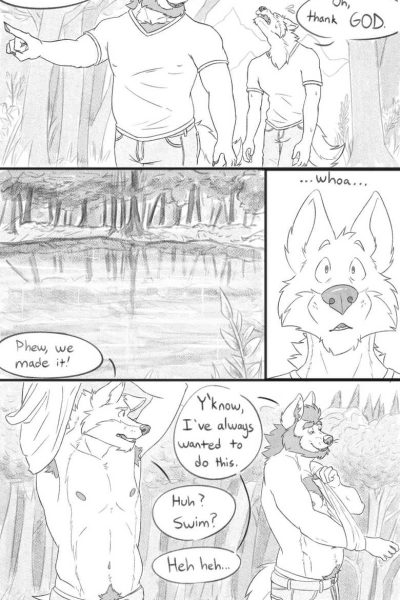 Dad’s Spontaneous Skinny-dipping Surprise! Comic Porn page 1
