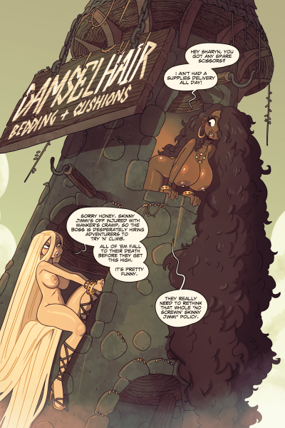 Damsel Hair - Porn Comics page 1