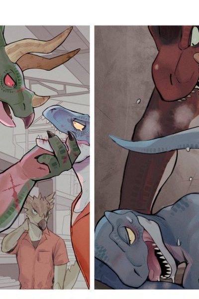 Dino Prison Comic Porn page 1