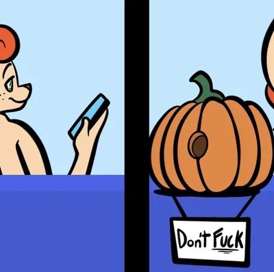 Don’t Fuck The Pumpkin Comic Porn page 1