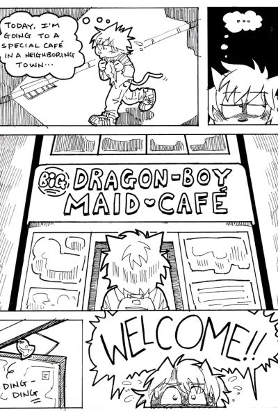 Dragon-boy Maid Cafe Comic Porn page 1