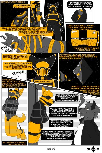 Dusk The Reluctant Bounty Hunter Comic Porn page 1