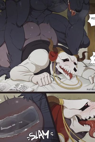 Elias X Werewolf Comic Porn page 1