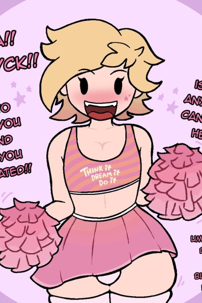 Femboy Cheerleader Comic Porn page 1