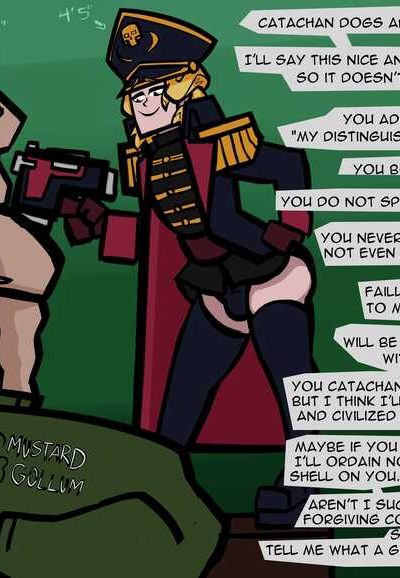 Femboy Commissar On Catachan Comic Porn page 1