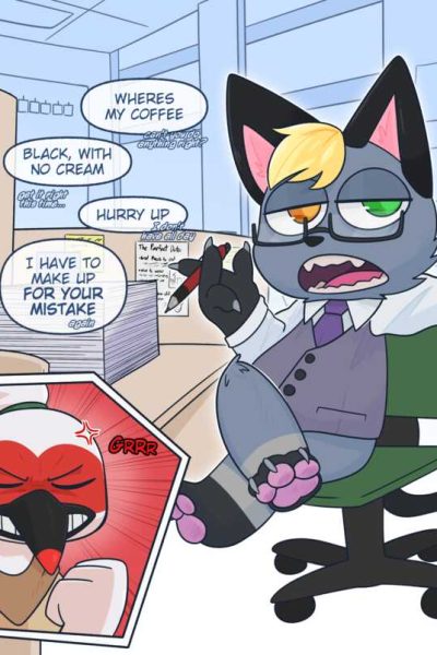 From Task Master To Yes Meowster! Comic Porn page 1
