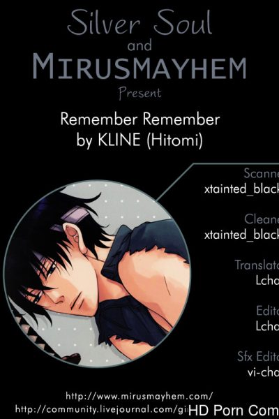 Gintama_-_rememberremember_[silversoul&mirusmayhem] Comic Porn page 1