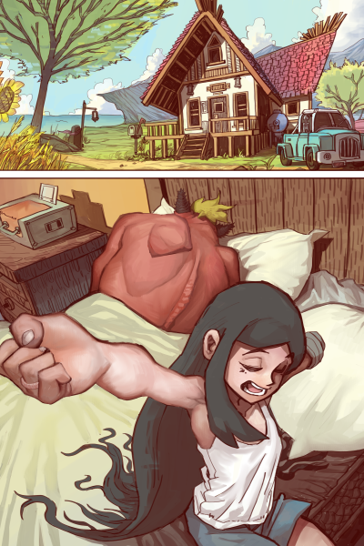 Girl And Lizard - Porn Comics page 1