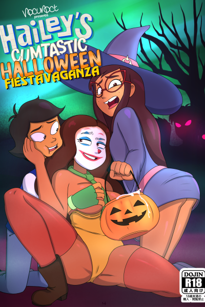 Hailey's Cumtastic Halloween Fiestavaganza - Porn Comics page 1