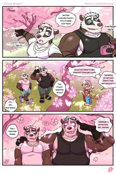 [hollowpup] Cherry Badger (ongoing) Comic Porn page 1