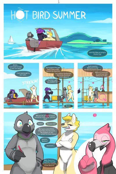Hot Bird Summer Comic Porn page 1