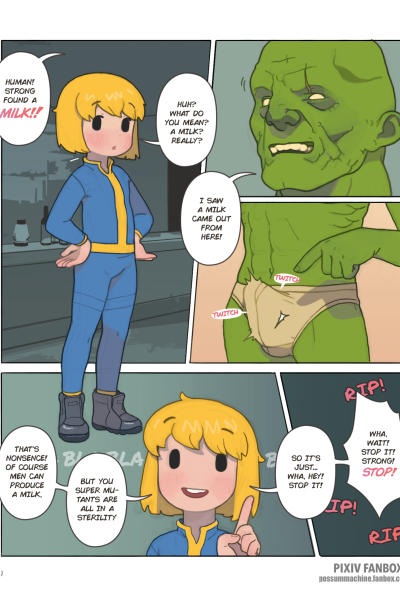 Human Found A Milk - Porn Comics page 1