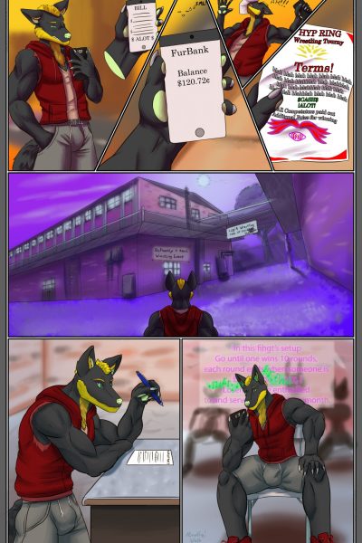 Hypno Ring Match (ongoing) Comic Porn page 1