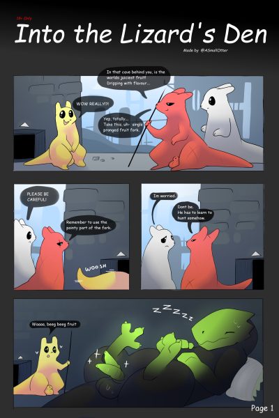 Into The Lizard’s Den Comic Porn page 1
