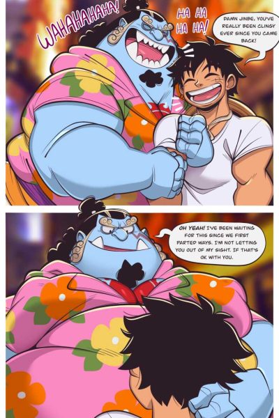 Jinbe X Luffy Comic Porn page 1