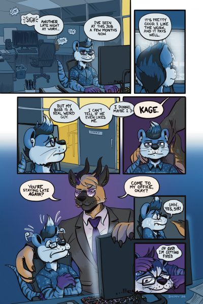 Late Night With Boss Comic Porn page 1