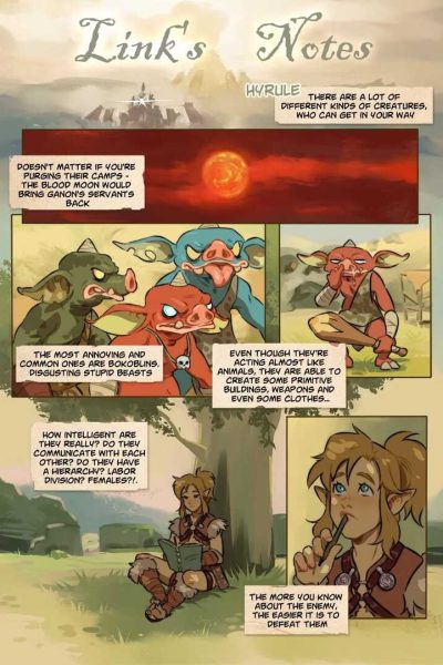 Link’s Notes Comic Porn page 1