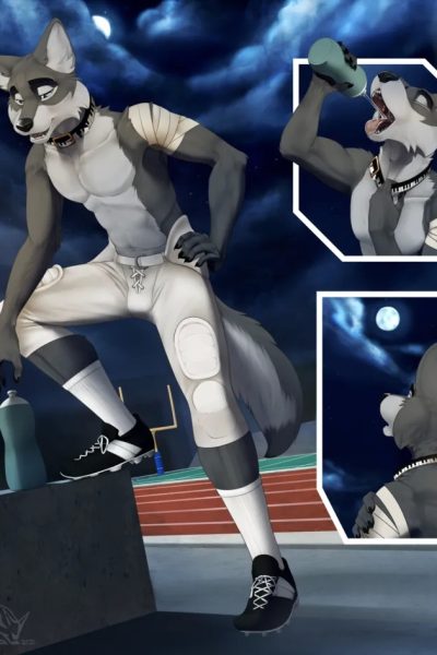 Lycan Linebacker Comic Porn page 1