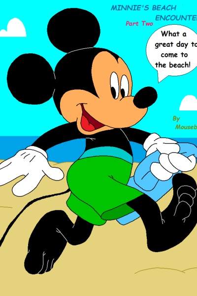 Minnie’s Beach Encounter 2 Comic Porn page 1