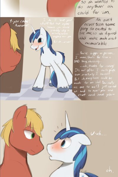 Mlp: Shining Armor X Big Mac Comic Porn page 1