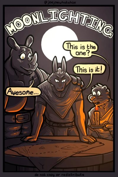Moonlighting Comic Porn page 1