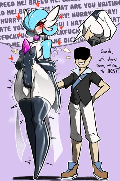 Needy Shiny Femboy Gardevoir Comic Porn page 1