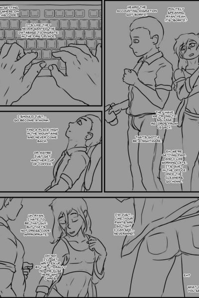 Office Nights Comic Porn page 1
