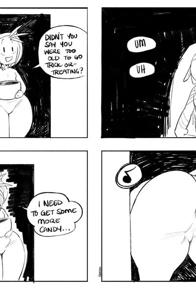 Panpan’s Halloween Comic Porn page 1