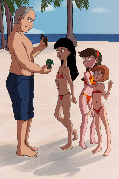 Part-time At The Beach - Porn Comics page 1