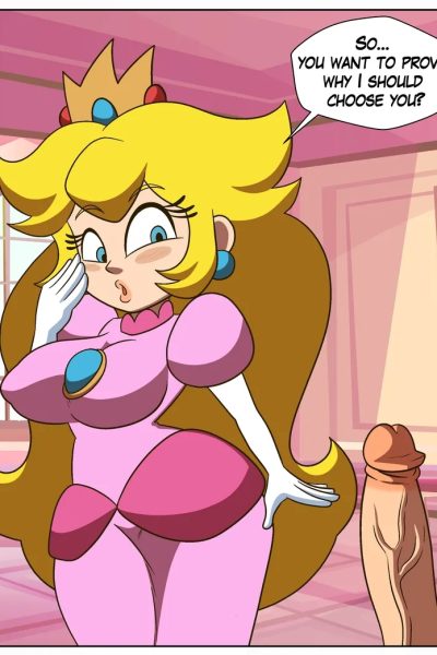 Peach X Oc Comic Porn page 1