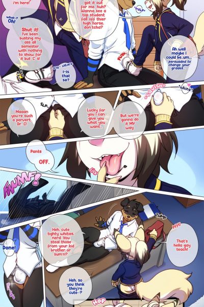 Pet’s Teacher Comic Porn page 1