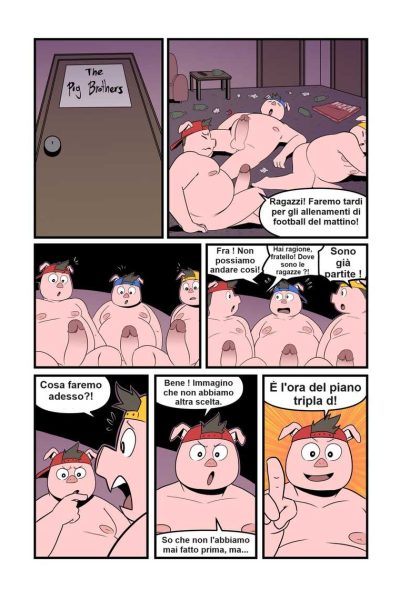 Pig Brothers Comic Porn page 1