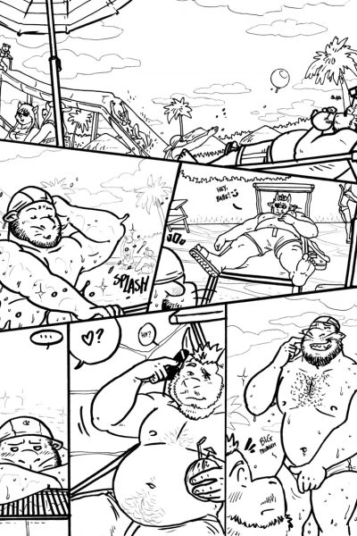 Pool Emergency Comic Porn page 1