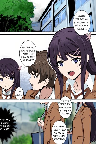 Possessing Sakurajima Mai And Cucking Her Lover page 1