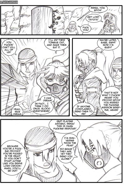 Psycho And The Mouth Comic Porn page 1